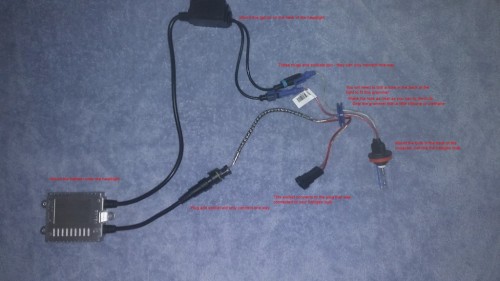 HID bulb and ballast connections