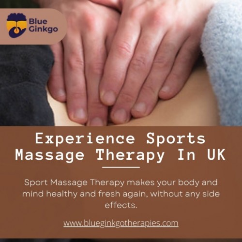 At Blue Ginkgo Therapies, we pride ourselves on delivering the Best Sports Massage Therapy services in town. Our experienced therapists combine various techniques to target problem areas, alleviate pain, and enhance flexibility. Experience the difference with our comprehensive approach to sports recovery and rehabilitation.
Visit Us: https://www.blueginkgotherapies.com/sportmassagetherapy